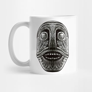 Viking Oseberg Cart Head: A Bold and Authentic Norse Design Mug